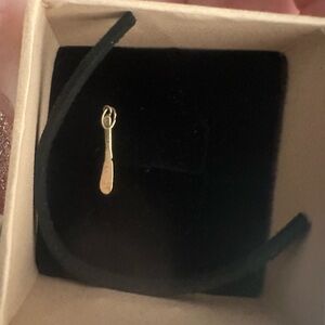 Oxbow Jewelry Gold Butterknife pendant